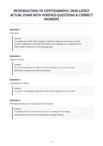 Introduction To Cryptography&comma; D830 Latest&NewLine;Actual Exam With Verified Questions & Correct&NewLine;Answers