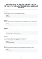 Introduction To Macroeconomics Latest&NewLine;Actual Exam With Verified Questions & Correct&NewLine;Answers