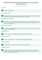 BUSFIN 3500 Final Exam &vert; UPDATED Questions with 100&percnt;&NewLine;Verified Answers