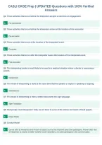 CASLI CKGE Prep &vert; UPDATED Questions with 100&percnt; Verified&NewLine;Answers