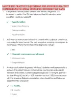 ANCC & AANPCB FAMILY NURSE PRACTITIONER CERTIFICATION EXAM BUNDLE 2026&sol;2027 &vert; COMPLETE FNP STUDY PACKAGE &vert; ANCC EXAM QUESTIONS&comma; FNP CERTIFICATION REVIEW & AANPCB FNP PRACTICE V3 &vert; PRACTICE QUESTIONS&comma; CORRECT ANSWERS