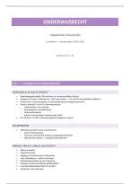 Uitgebreide lesnotities Onderwijsrecht &vert; KU Leuven &vert; juni 2026