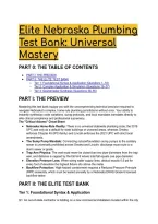 Elite Nebraska Plumbing Code Test Bank &lpar;Omaha & Lincoln Jurisdictions&rpar; &vert; 2026&sol;2027 Master & Journeyman Exam Prep