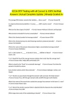 SCCJA SFST Testing with all Correct & 100&percnt; Verified Answers &vert;Actual Complete Update &vert;Already Graded A&plus;