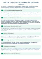 HESI EXIT 2 ICHS &vert; UPDATED Questions with 100&percnt; Verified&NewLine;Answers