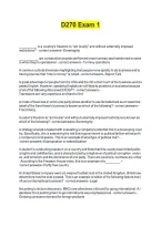 D270 International Business &ndash; Exam 1 Study Guide with Verified Answers&NewLine;&NewLine;