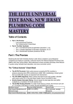 S-Tier New Jersey NSPC Plumbing Code Test Bank 2026&sol;2027 &vert;  Elite Exam Questions & Rationales