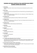 Hondros 185 Exam 2 Exam Updated Actual Questions And Correct&NewLine;Answers Verified 2027 Edition