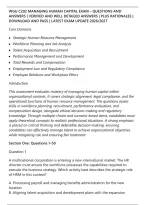 Wgu C202 Managing Human Capital Exam &ndash; Questions And&NewLine;Answers &vert; Verified And Well Detailed Answers &vert; Plus Rationales &vert;&NewLine;Download And Pass &vert; Latest Exam Update 2026&sol;2027