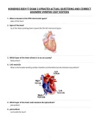 Hondros Bio117 Exam 3 Updated Actual Questions And Correct&NewLine;Answers Verified 2027 Edition&NewLine;