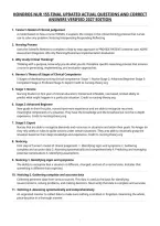 Hondros Nur 155 Final Updated Actual Questions And Correct&NewLine;Answers Verified 2027 Edition