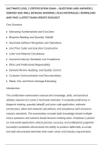 Xactimate Level 2 Certification Exam &ndash; Questions And Answers &vert;&NewLine;Verified And Well Detailed Answers &vert; Plus Rationales &vert; Download&NewLine;And Pass &vert; Latest Exam Update 2026&sol;2027
