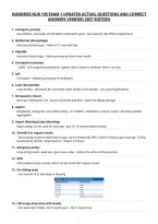 Hondros Nur 195 Exam 1 Updated Actual Questions And Correct&NewLine;Answers Verified 2027 Edition