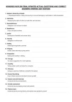 Hondros Nur 195 Exam 1 Updated Actual Questions And Correct&NewLine;Answers Verified 2027 Edition