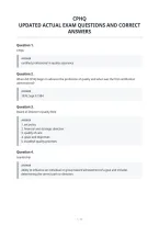 Cphq&NewLine;Updated Actual Exam Questions And Correct&NewLine;Answers