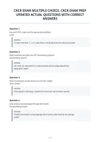 Crcr Exam Multiple Choice&comma; Crcr Exam Prep&NewLine;Updated Actual Questions With Correct&NewLine;Answers