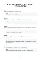 Crcr Exam Prep Expected Questions With&NewLine;Verified Answers&NewLine;