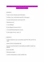 AZ104 Renewal Actual Exam Questions 60 Questions 20262026 Latest 100 Verified Answers A Grade Guaranteed A GUARANTEED