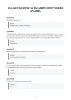 Cse 365&colon; Final Expected Questions With Verified&NewLine;Answers
