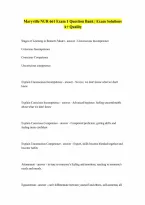 Maryville NUR 661 Exam 1 questions with complete solutions A GUARANTEED