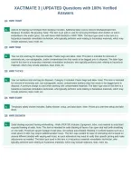 XACTIMATE 3 &vert; UPDATED Questions with 100&percnt; Verified&NewLine;Answers