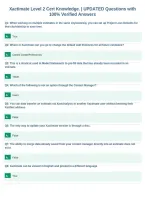 Xactimate Level 2 Cert Knowledge&period; &vert; UPDATED Questions with&NewLine;100&percnt; Verified Answers