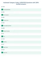 Xactimate Category Codes &vert; UPDATED Questions with 100&percnt;&NewLine;Verified Answers