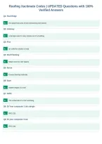Roofing Xactimate Codes &vert; UPDATED Questions with 100&percnt;&NewLine;Verified Answers