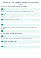Xactimate Lvl 1 Cert&period; &vert; UPDATED Questions with 100&percnt; Verified&NewLine;Answers