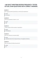 Lab Quiz 7&sol;Midterm Review Frequently Tested&NewLine;Actual Exam Questions With Correct Answer