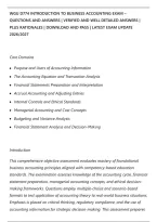 Wgu D774 Introduction To Business Accounting Exam &NewLine;Questions And Answers &vert; Verified And Well Detailed Answers &vert;&NewLine;Plus Rationales &vert; Download And Pass &vert; Latest Exam Update&NewLine;2026&sol;2027