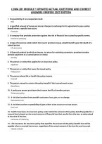 Loma 281 Module 1 Updated Actual Questions And Correct&NewLine;Answers Verified 2027 Editio