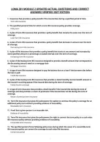 Loma 281 Module 2 Updated Actual Questions And Correct&NewLine;Answers Verified 2027 Edition
