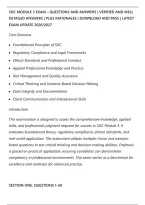 Sdc Module 3 Exam &ndash; Questions And Answers &vert; Verified And Well&NewLine;Detailed Answers &vert; Plus Rationales &vert; Download And Pass &vert; Latest&NewLine;Exam Update 2026&sol;2027