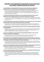 Aternity Hesi Assignment Exam Updated Actual Questions&NewLine;And Correct Answers Verified 2027 Edition
