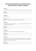 D467 Wgu Exploring Data Updated Actual&NewLine;Questions With Correct Answers