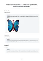 Math 2 Midterm Vocab Expected Questions&NewLine;With Verified Answers