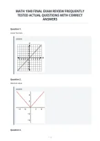 Math 1040 Final Exam Review Frequently&NewLine;Tested Actual Questions With Correct&NewLine;Answers
