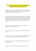 NC Notary Public study guide complete definitions QUESTIONS AND ANSWERS RATED A LATEST UPDATE 2026