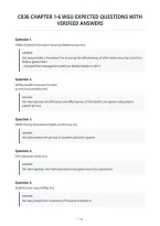 C836 Chapter 1-6 Wgu Expected Questions With Verified Answer