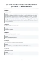 Dke Final Exam Latest Actual With Verified&NewLine;Questions & Correct Answers&NewLine;