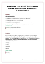 Nea Bc Exam Prep &vert;Actual Questions And Verified Answers&vert;Brand New 2026-2027 Update&vert;Graded A&plus;