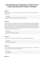 Peds Midterm 6541 Frequently Tested Actual&NewLine;Exam Questions With Correct Answers