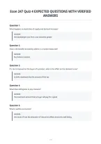 Econ 247 Quiz 4 Expected Questions With Verified&NewLine;Answers