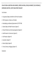 Osha 510 Exam&ndash; Questions And Answers &vert; Verified And Well Detailed Answers &vert; Plus Rationales &vert;&NewLine;Download And Pass &vert; Latest Exam Update 2026&sol;2027