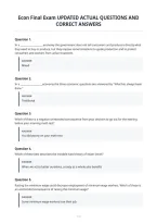 Econ Final Exam Updated Actual Questions And&NewLine;Correct Answer