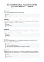 Phi 220 Latest Actual Exam With Verified&NewLine;Questions & Correct Answers