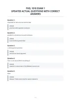 Phil 1010 Exam 1&NewLine;Updated Actual Questions With Correct&NewLine;Answers