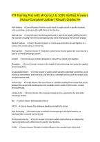 PTI Training Test with all Correct & 100&percnt; Verified Answers &vert;Actual Complete Update &vert;Already Graded A&plus;