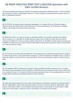 EB IRRSP PRACTICE PREP TEST &vert; UPDATED Questions with&NewLine;100&percnt; Verified Answers